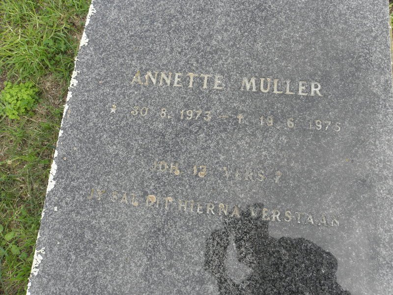 MULLER Annette 1973-1975