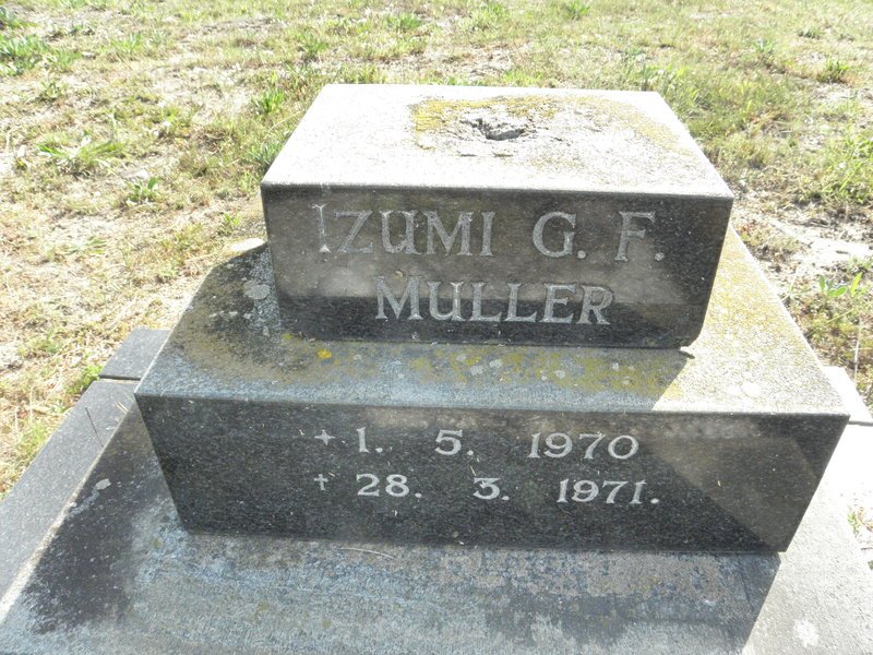 MULLER Izumi G.F. 1970-1971