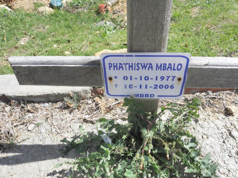 MBALO Phathiswa 1977-2006
