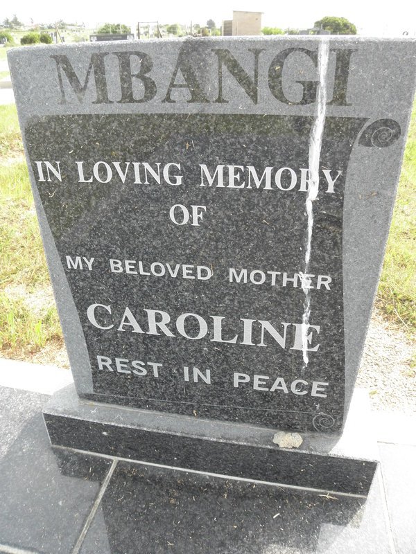 MBANGI Caroline