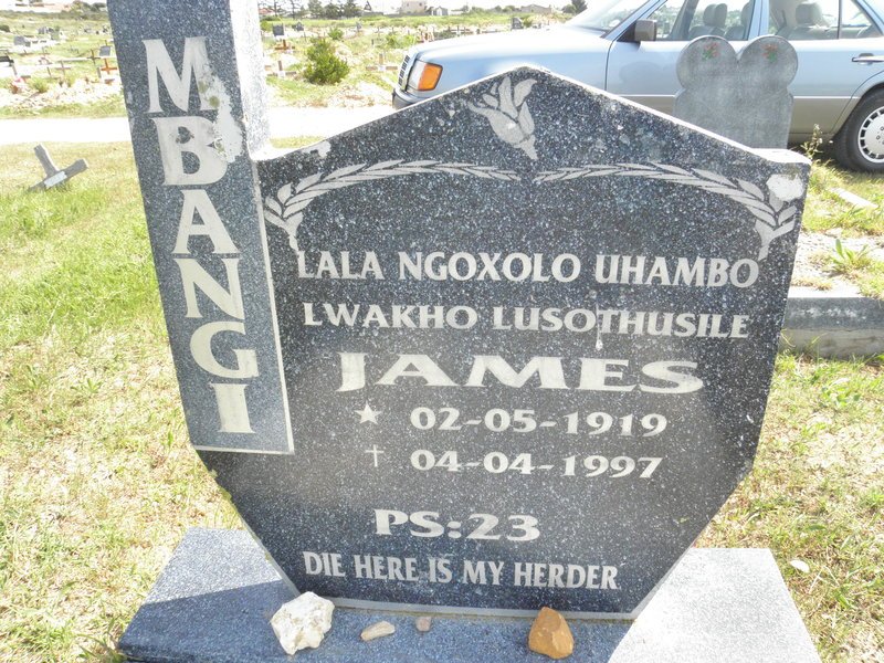 MBANGI James 1919-1997