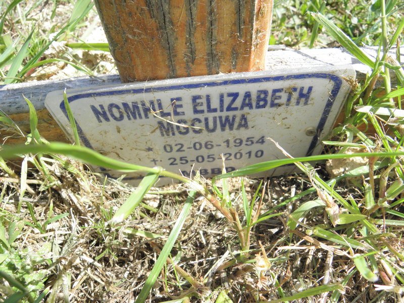 MGCUWA Nomhle Elizabeth 1954-2010