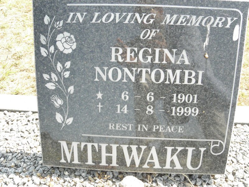 MTHWAKU Regina Nontombi 1901-1999