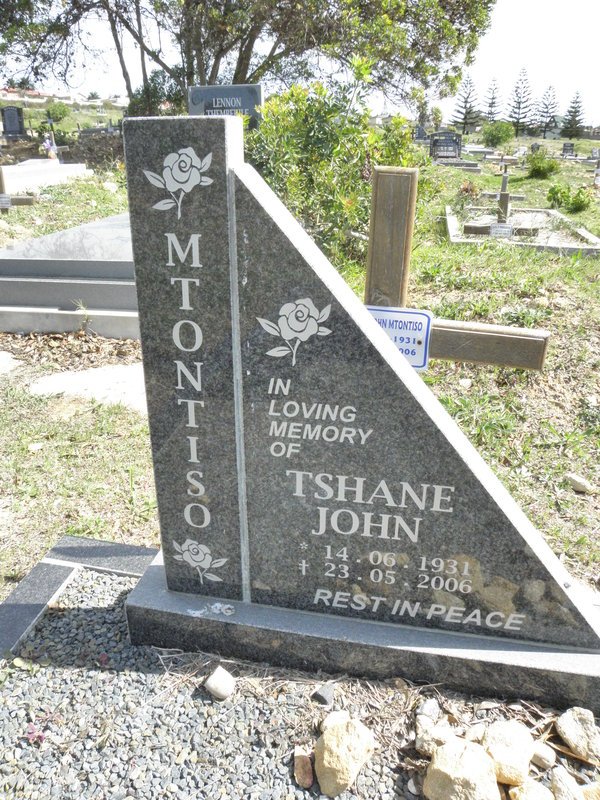 MTONTISO Tshane John 1931-2006
