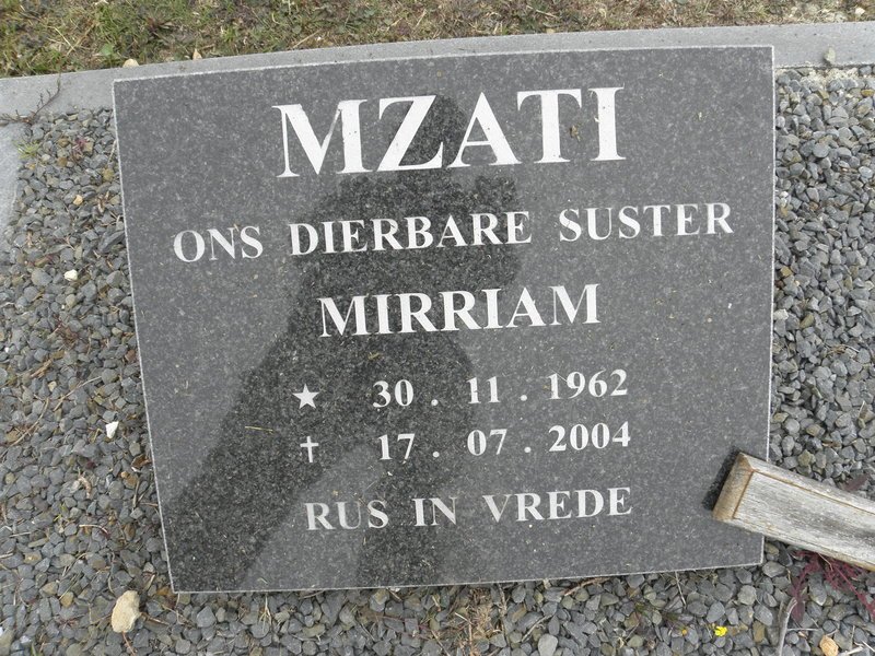 MZATI Mirriam 1962-2004