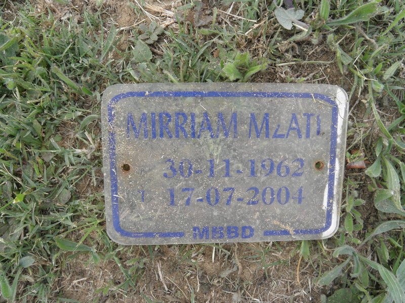 MZATI Mirriam 1962-2004