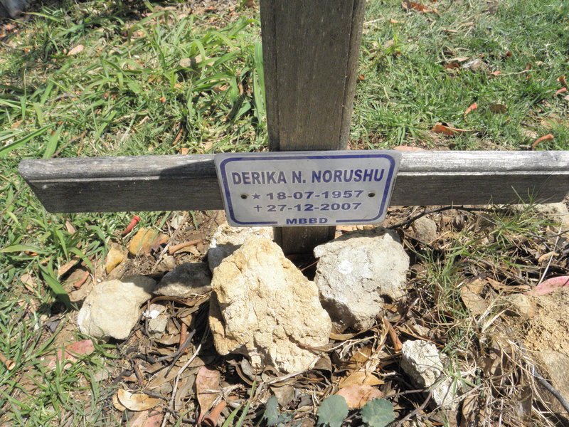 NORUSHU Derika N. 1957-2007