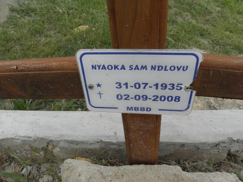 NDLOVU Nyaoka Sam 1935-2008