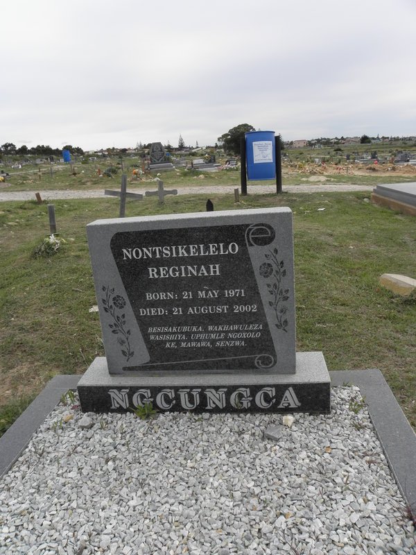 NGCUNGCA Nontsikelelo Reginah 1971-2002
