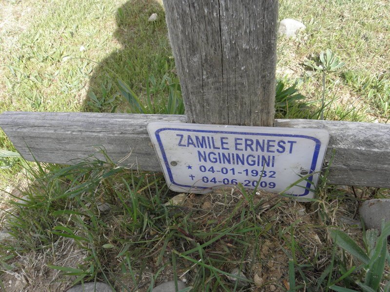 NGININGINI Zamile Ernest 1932-2009