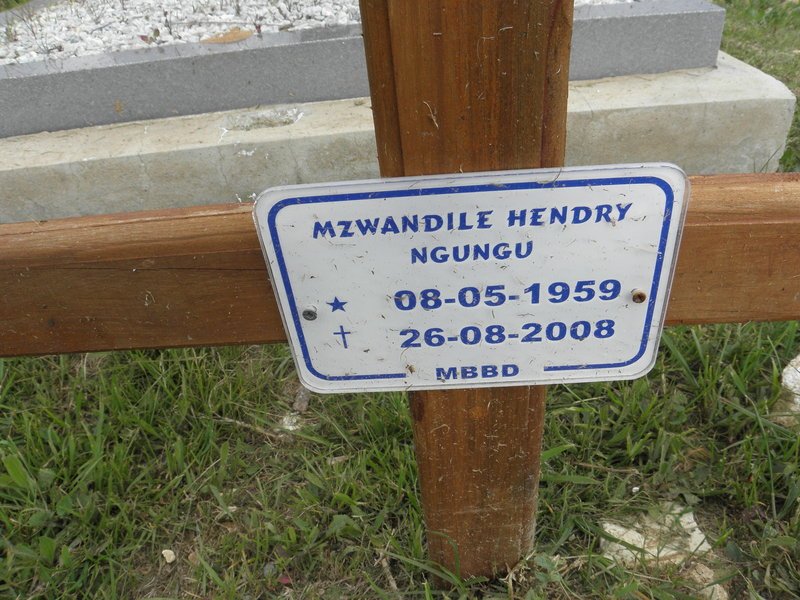 NGUNGU Mzwandile Hendry 1959-2008