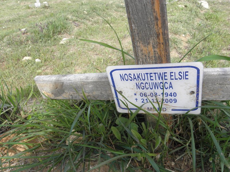 NGCUWGCA Nosakutetwe Elsie 1940-2009