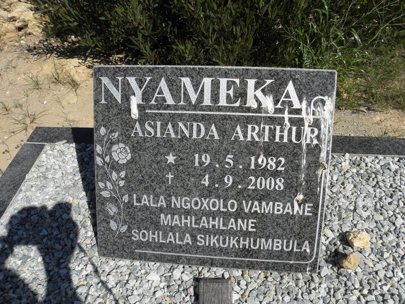 NYAMEKA Asianda Arthur 1982-2008
