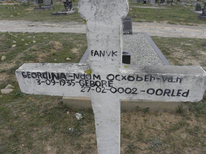 OCTOBER Georgina 1935-200?