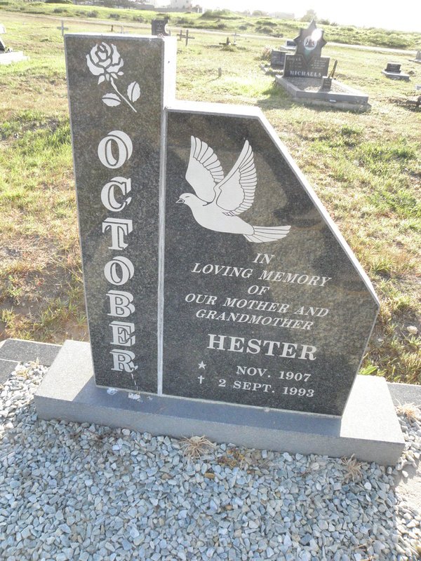 OCTOBER Hester 1907-1993