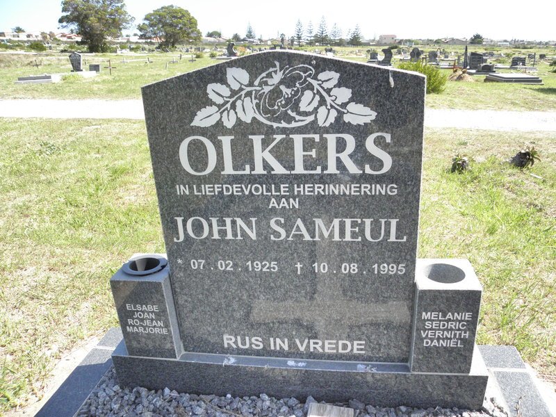 OLKERS John Sameul 1925-1995