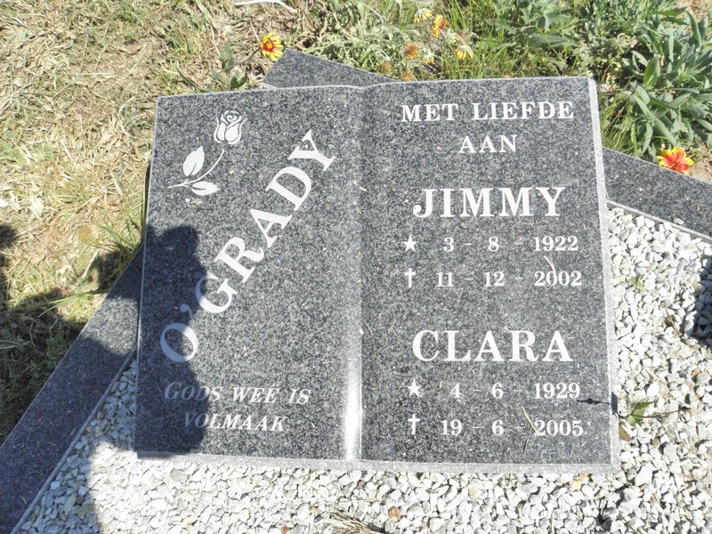 O'GRADY Jimmy 1922-2002 &amp; Clara 1929-2005