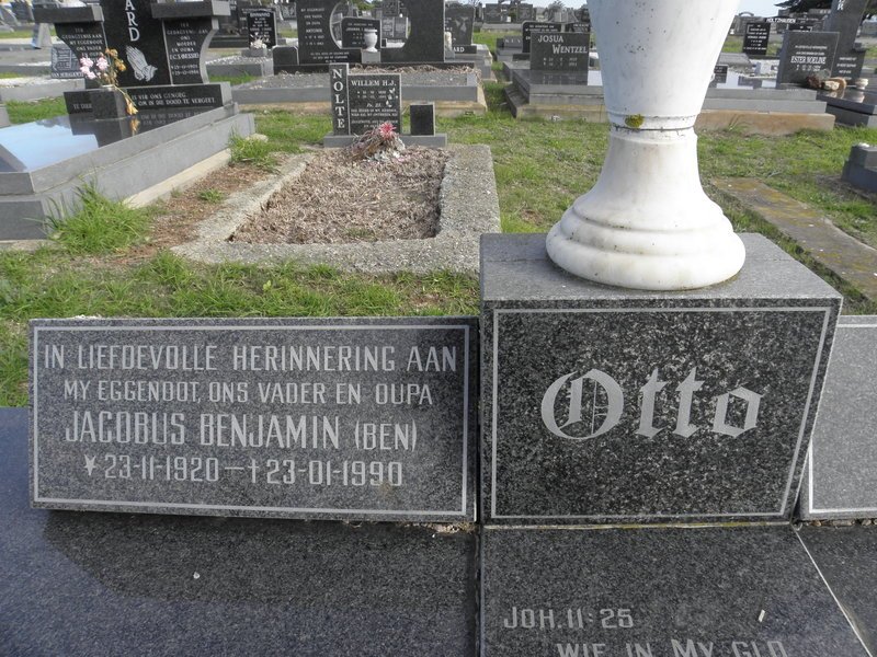 OTTO Jacobus Benjamin 1920-1990