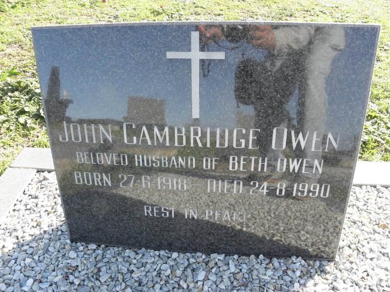 OWEN John Cambridge 1918-1990