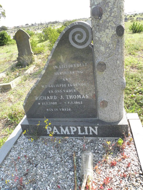 PAMPLIN Richard J. Thomas 1902-1963