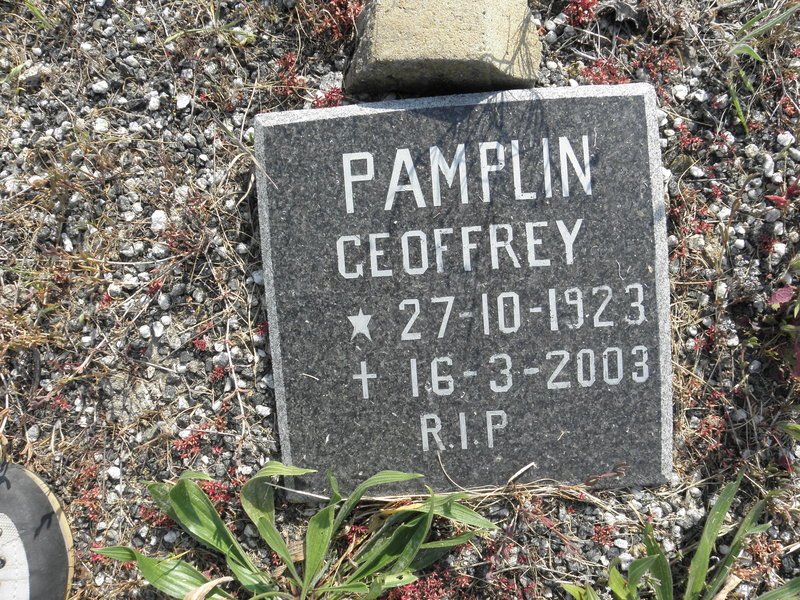 PAMPLIN Geoffrey 1923-2003