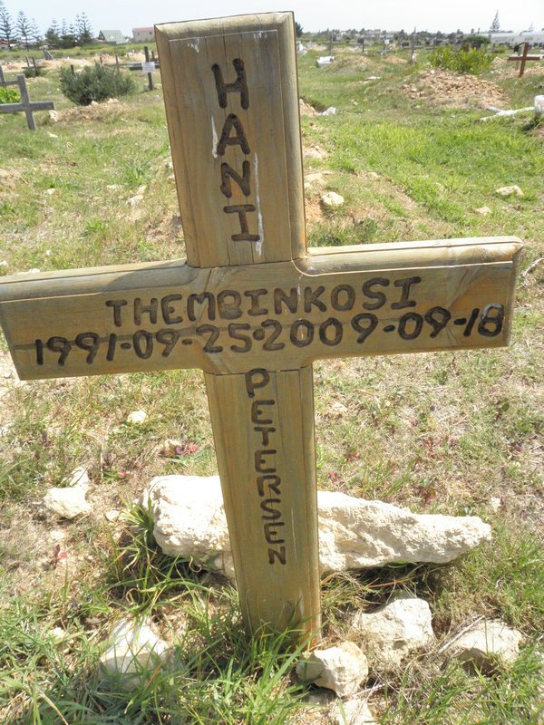 PETERSEN Hani Thembinkosi 1991-2009