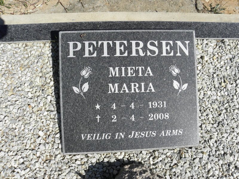 PETERSEN Mieta Maria 1931-2008