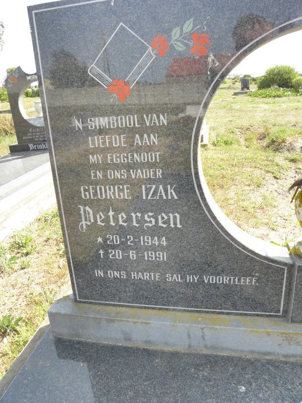 PETERSEN George Izak 1944-1991