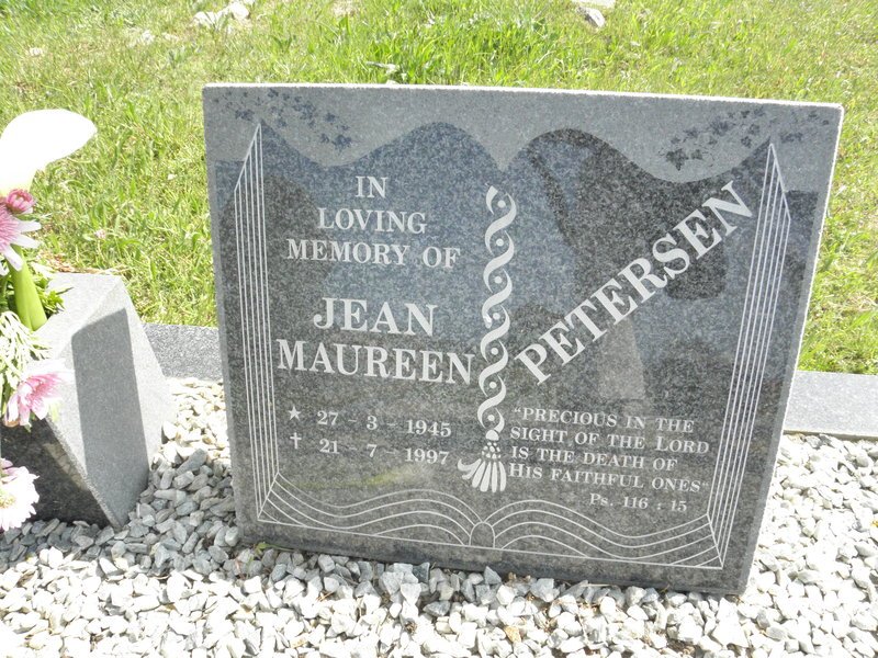 PETERSEN Jean Maureen 1945-1997