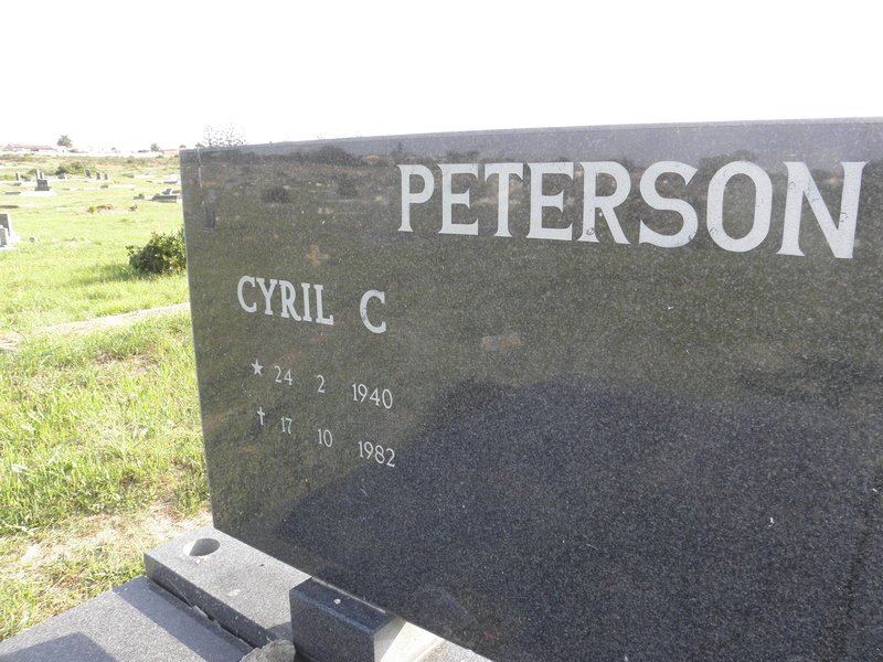 PETERSON Cyril C. 1940-1982