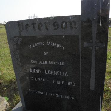 PETERSON Annie Cornelia 1894-1973