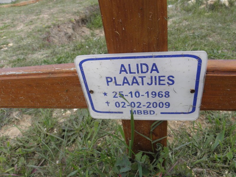 PLAATJIES Alida 1968-2009