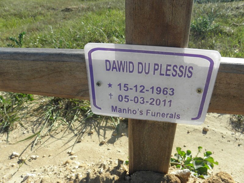 PLESSIS Dawid, du 1963-2011