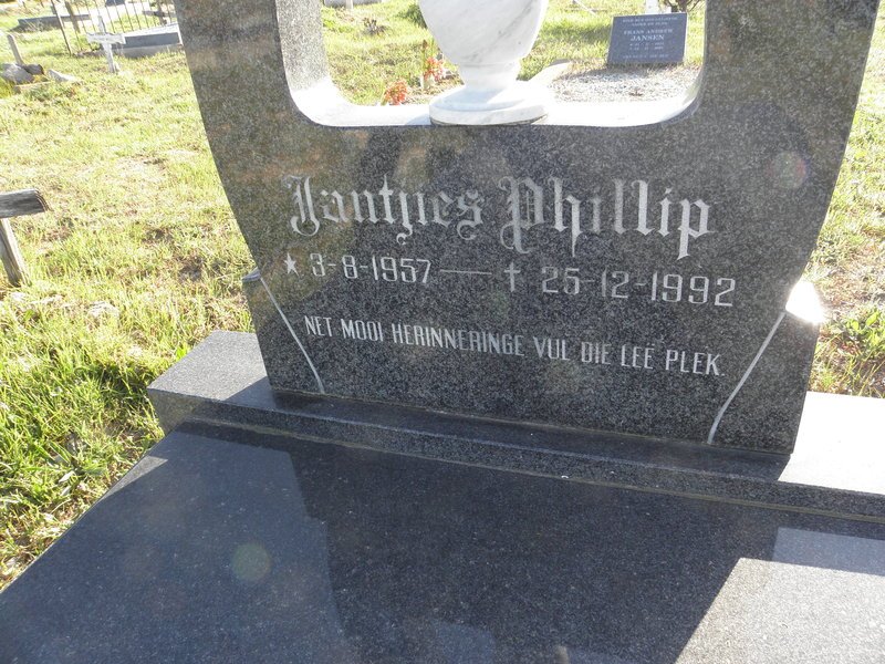 PHILLIP Jantjies 1957-1992