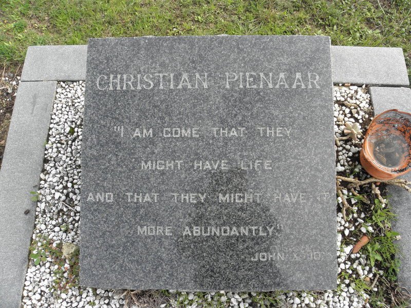 PIENAAR Christian