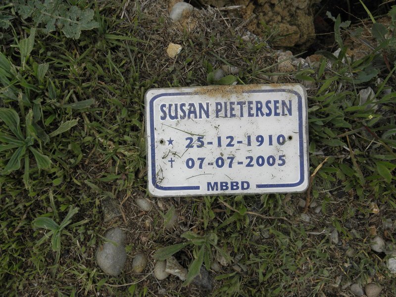 PIETERSEN Susan 1910-2005