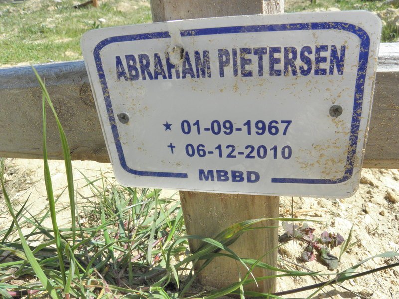 PIETERSEN Abraham 1967-2010