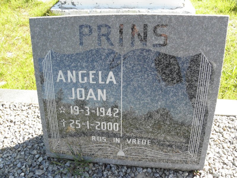PRINS Angela Joan 1942-2000