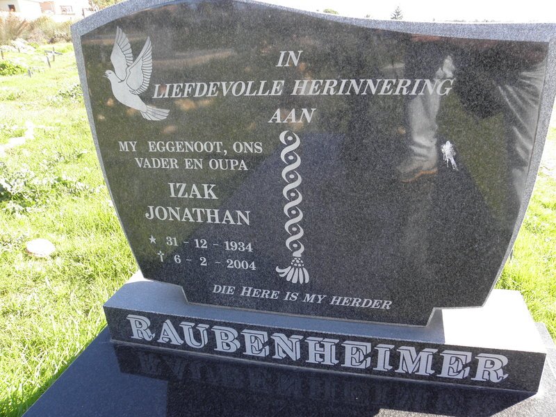 RAUBENHEIMER Izak Jonathan 1934-2004
