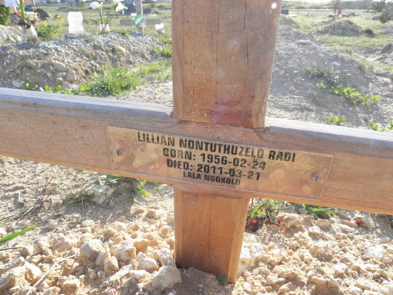 RADI Lillian Nontuthuzelo 1956-2011