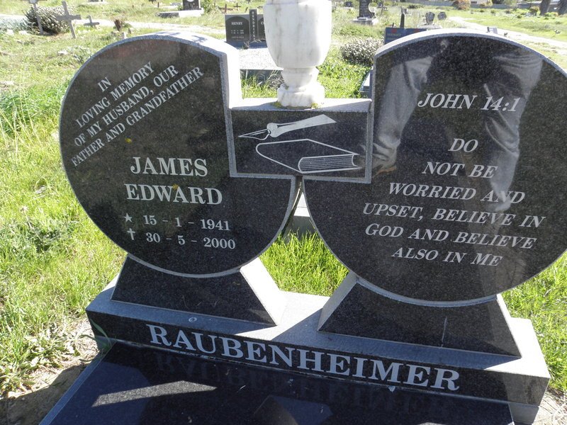 RAUBENHEIMER James Edward 1941-2000