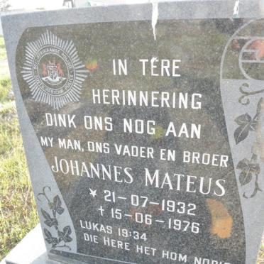 RAUBENHEIMER Johannes Mateus 1932-1976