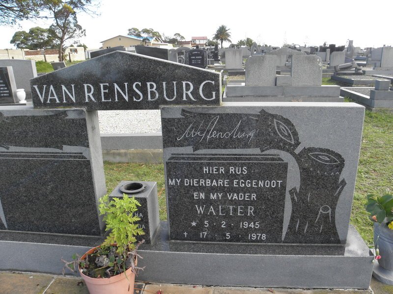 RENSBURG Walter, van 1945-1978