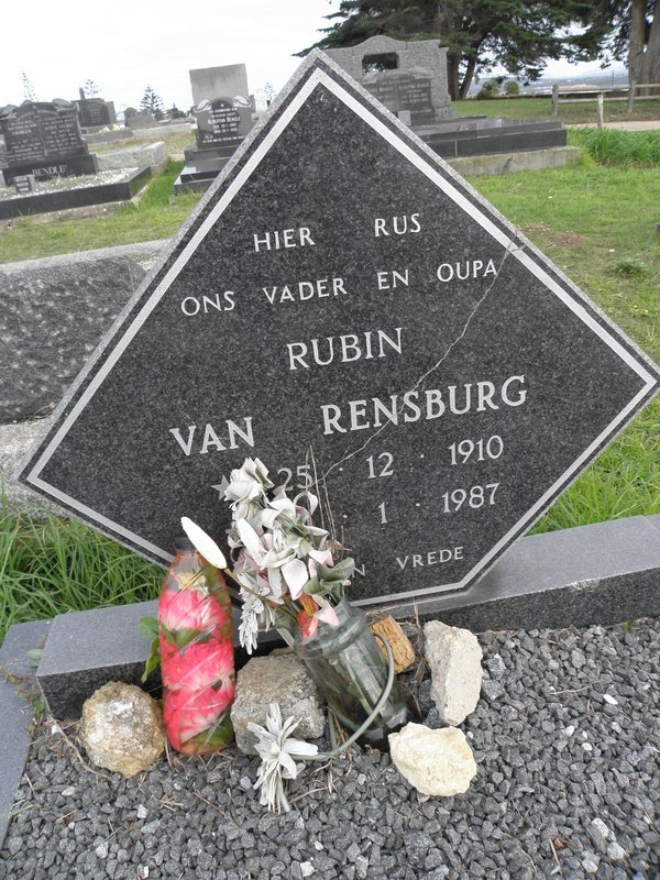 RENSBURG Rubin, van 1910-1987