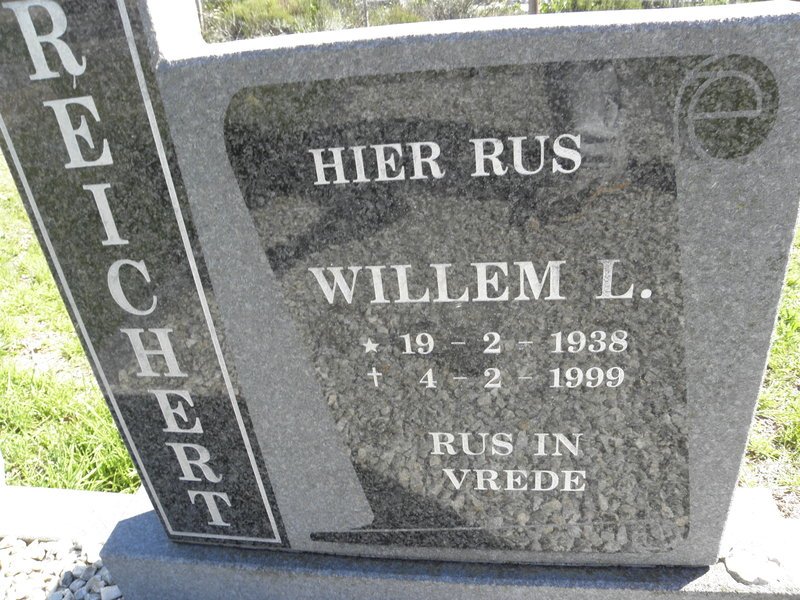 REICHERT Willem L. 1938-1999