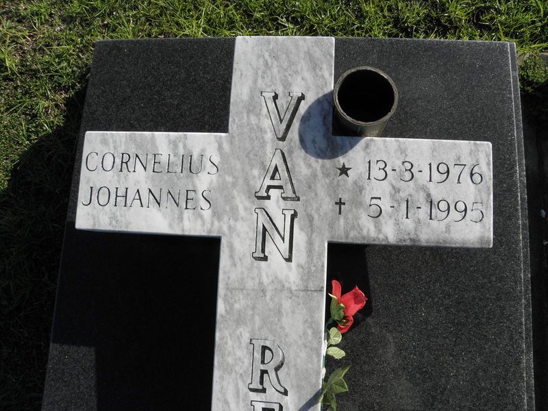 RENSBURG Cornelius Johannes, van 1976-1995