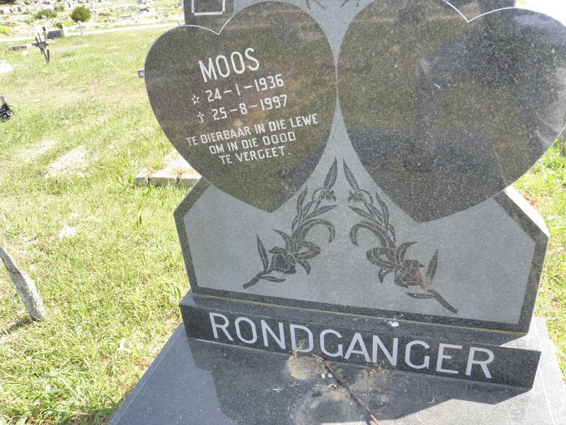 RONDGANGER Moos 1936-1997