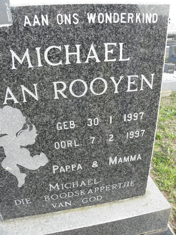 ROOYEN Michael, van 1997-1997