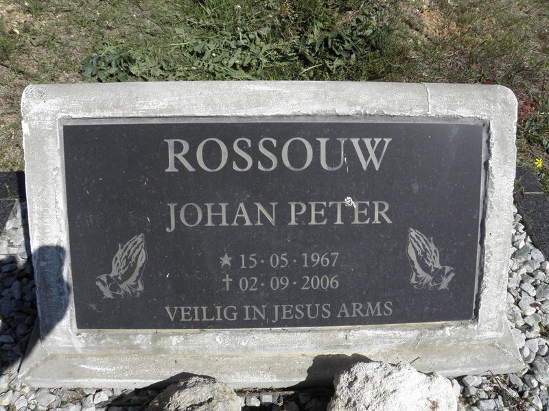 ROSSOUW Johan Peter 1967-2006
