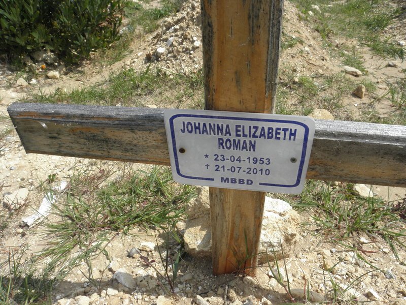 ROMAN Johanna Elizabeth 1953-2010